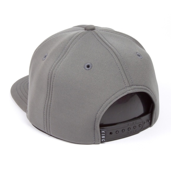 King Apparel Plaistow Grey Stone Snapback Hat - Picture 4 of 6